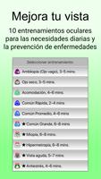 Ojos+Visión: ejercicios vista captura de pantalla 1