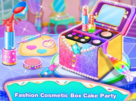 Girl Makeup Kit Comfy Cakes–Pretty Box Bakery Game poster