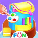 School Backpack Cake Maker-Lun APK