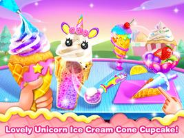Ice Cream Cone Cupcake-Cupcake Plakat