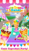 Cupcakes Cone Dessert- Kids Ga-poster