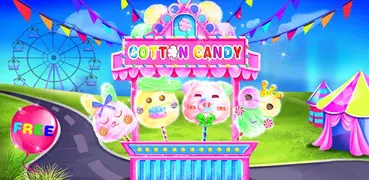 Colorful Cotton Candy Maker- Sweet Candy Games