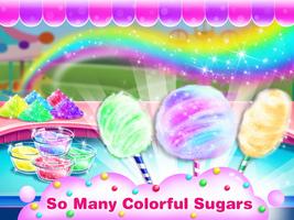 Colorful Cotton Candy Maker- Sweet Candy Games capture d'écran 2