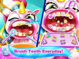 Pony Dentist Surgery–Unicorn Dentist Game for Kids capture d'écran 1