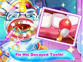 Pony Dentist Surgery–Unicorn Dentist Game for Kids capture d'écran 2