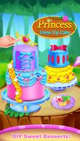 Princess Dress Up Cake - Comfy Affiche