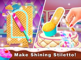 High Heel Cupcake Maker- Girly ảnh chụp màn hình 2