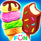 Ice Cream Cone& Ice Candy Mani-icoon