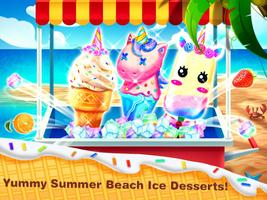 Ice Cream Cone& Ice Candy Mani Poster