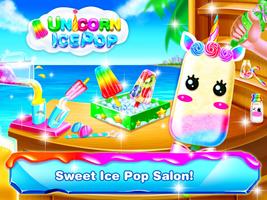 Unicorn Popsicle Maker и морож постер