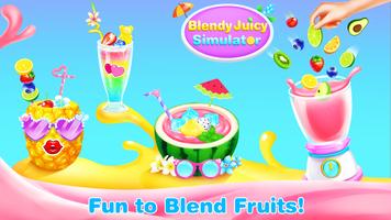 Blendy Juicy Simulation - Kids Plakat