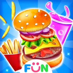 Kids Fast Food Party-Игры о ку