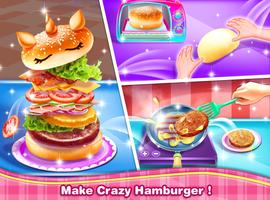 Kids Food Party - Burger Maker capture d'écran 1