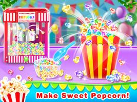 Unicorn Popcorn Maker- Crazy P captura de pantalla 2
