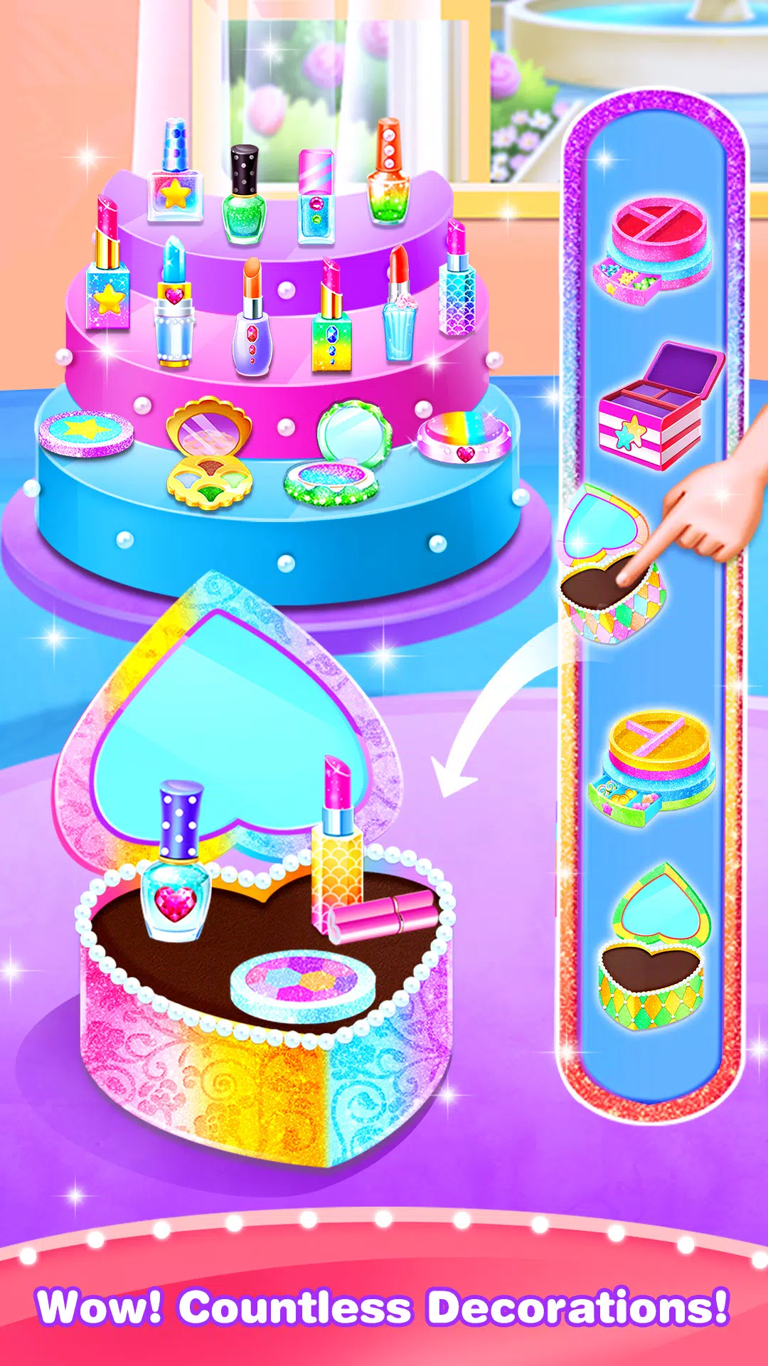 Play Girl Makeup Kit Comfy Cakes Pretty Box Bakery Game