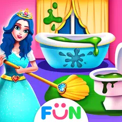 王女は掃除が大好き–女の子のお気に入りのプレイハウスゲーム アプリダウンロード