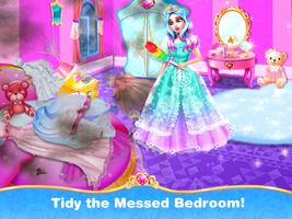 王女は掃除が大好き–女の子のお気に入りのプレイハウスゲーム スクリーンショット 2