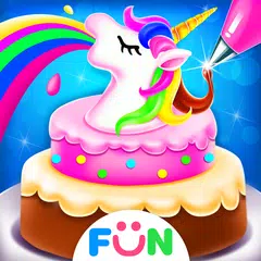 ユニコーンケーキ-女の子のための無料の楽しいデザートクッキン アプリダウンロード