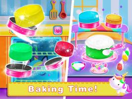 Rainbow Unicorn Cake Maker – K Ekran Görüntüsü 1