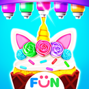 Unicorn Cone Cupcake Mania - S APK