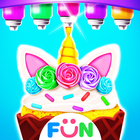Unicorn Cone Cupcake Mania - Sprinkles Cupcakes icône