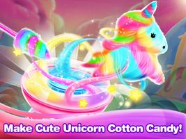 Unicorn Food- Cotton Candy Mak capture d'écran 1