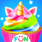 Unicorn Cone Cupcake Mania - I-icoon