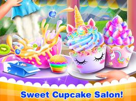 Unicorn Cone Cupcake Mania - I Affiche