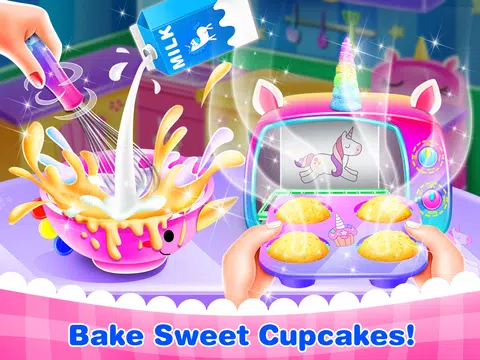 Screenshot 4 for Unicorn Cone Cupcake Mania - I