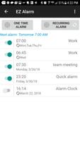 Alarm Clock, EZ Alarm, Configu الملصق