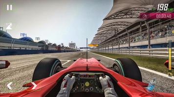 Wyścigi samochodów Formuły 3D plakat