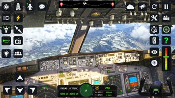Plane Simulator Flugzeug Spiel Plakat
