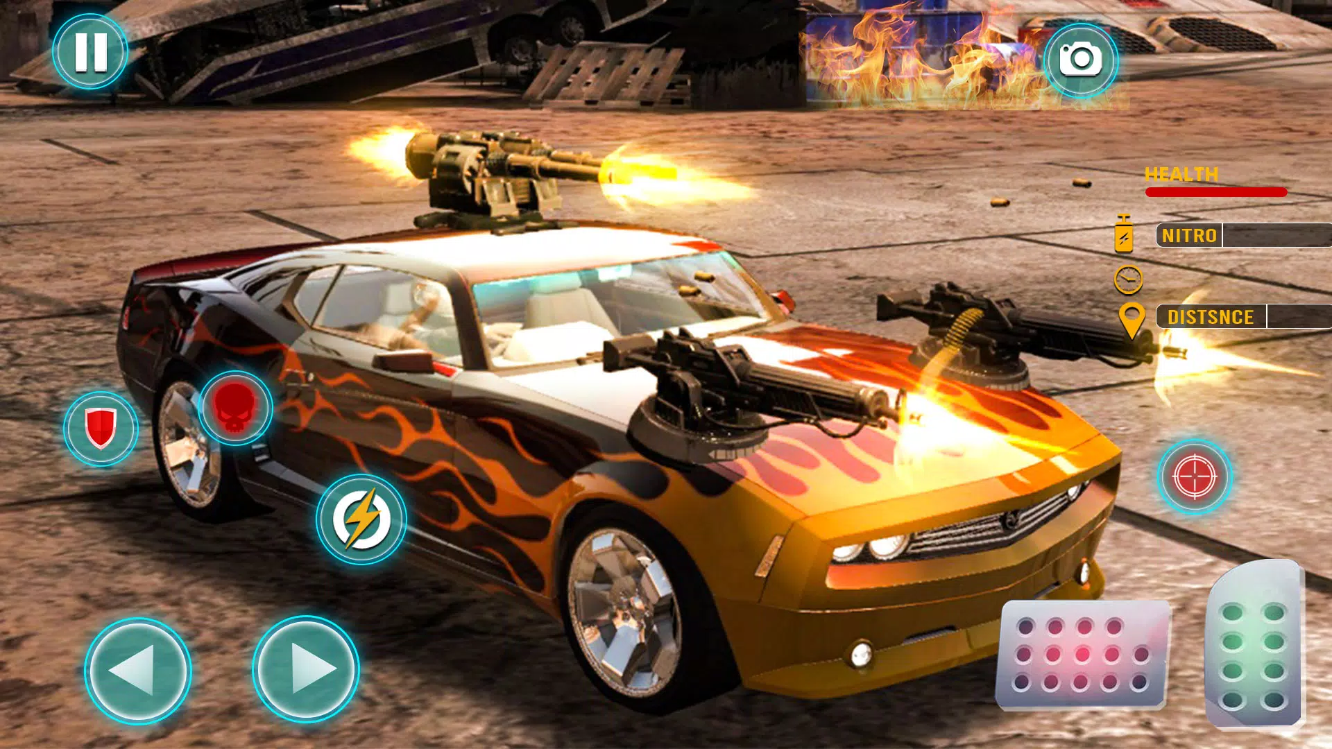 Gameplay of Crazy Shooting Car - 3D Mobile Race Game