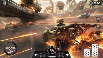 Juego de carreras de disparos Poster