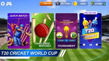 Pertandingan Liga Kriket Dunia poster