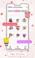 10000+ Funny Stickers for Whatsapp - WaStickerApps Poster