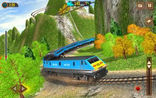 City Train 3D Simulator Game Affiche