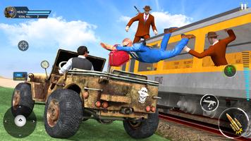 Train Shooter Rescue Missions: Offroad Train Games capture d'écran 3