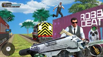 Train Shooter Rescue Missions: Offroad Train Games capture d'écran 2