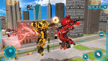US Police Transform Robot Car imagem de tela 1