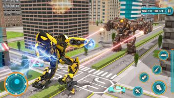 US Police Transform Robot Car imagem de tela 2