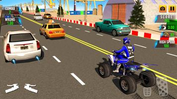 Light ATV Quad Bike Fun Game скриншот 1