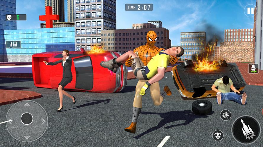 Игры мужчин фото Загрузить Rope Man Hero: Rescue City - A Superhero Game последнее 1.1 APK для An
