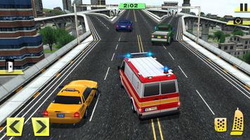 Rescue Fire Truck Driving Game capture d'écran 3