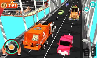 City Trash Dump Truck Game capture d'écran 2