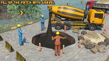 konstruksi jalan nyata: simulator excavator berat screenshot 3