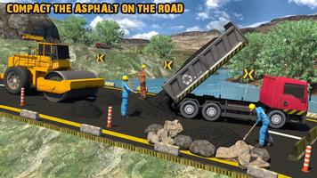 Real Road Construction: Heavy Excavator Simulator पोस्टर