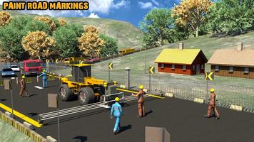 konstruksi jalan nyata: simulator excavator berat screenshot 2