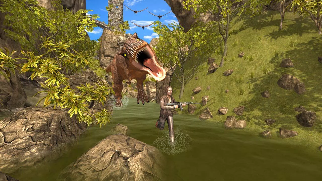 Download do APK de caçador de dinossauros 2019: jogo de sobrevivência para  Android