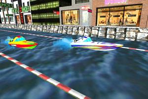 Bateau Drag Racing 3D gratuit Affiche